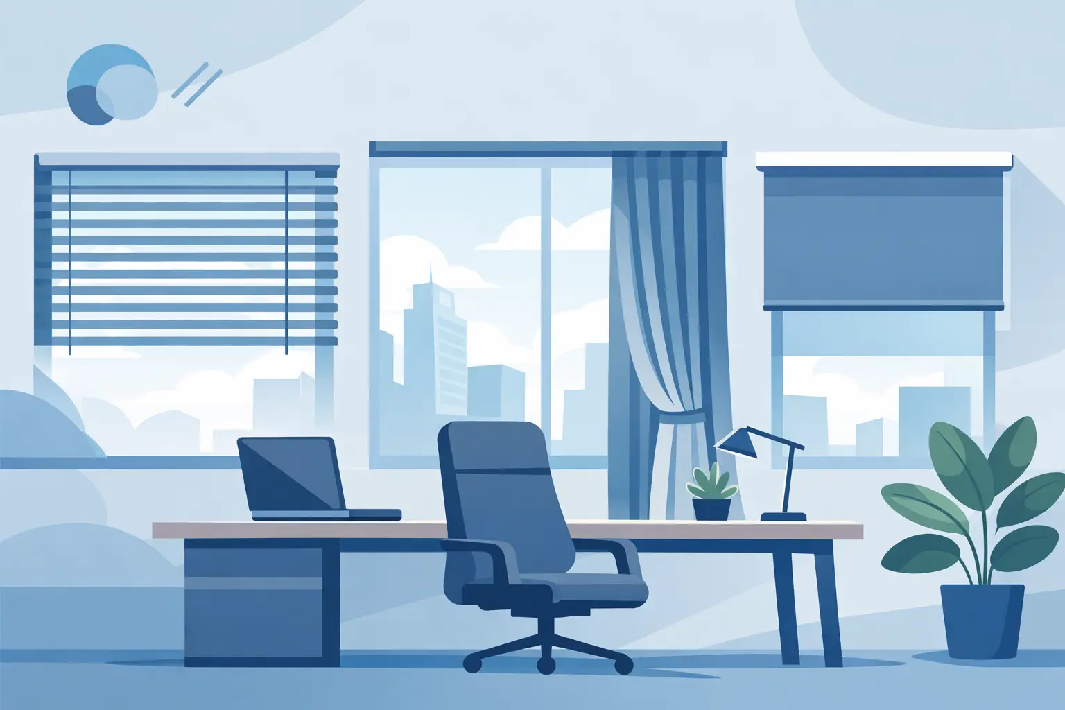 Cortinas personalizadas para oficina