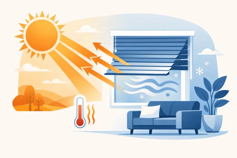 Persianas para reducir calor interior
